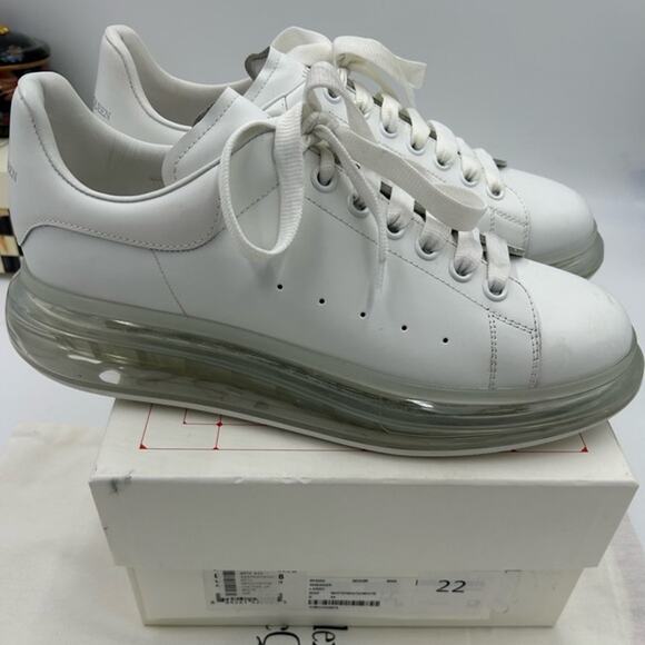 Alexander McQueen Other - Men's Alexander, McQueen oversized clear sole sneakers size 44 made in Italy